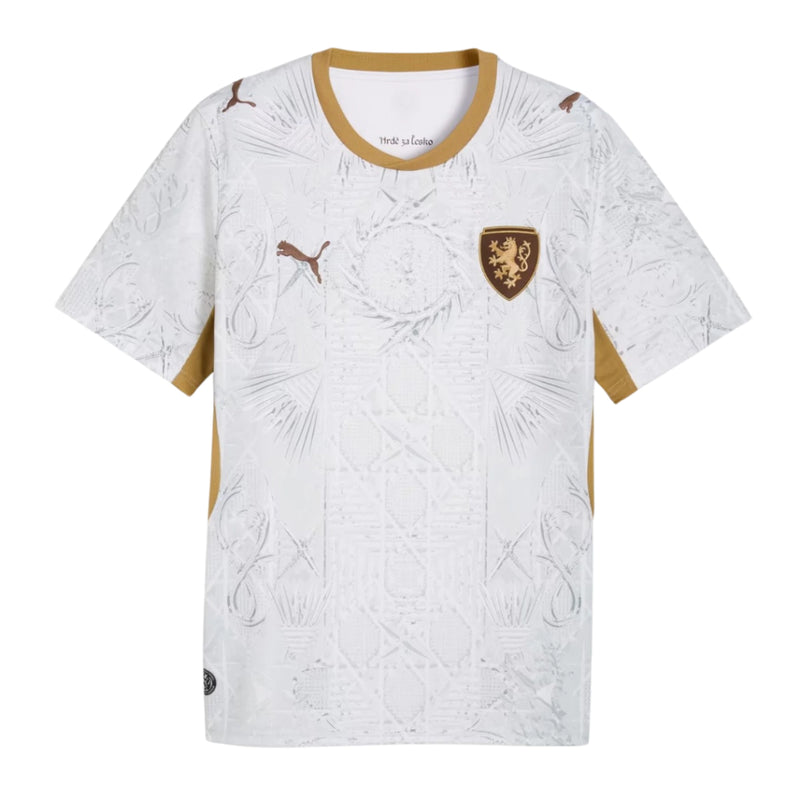 CAMISA DA SELEÇÃO DA REPUBLICA TCHECA 26/27 BRANCO