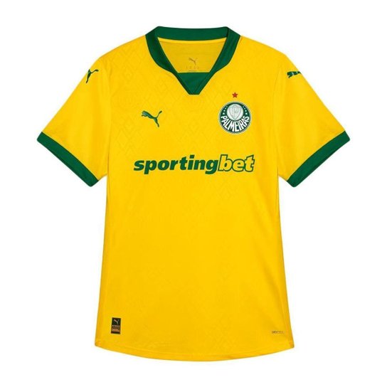 CAMISA III DO PALMEIRAS 25/26 AMARELA FEMININA