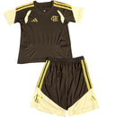 Kit Infantil Flamengo Treino 26/27 Marrom