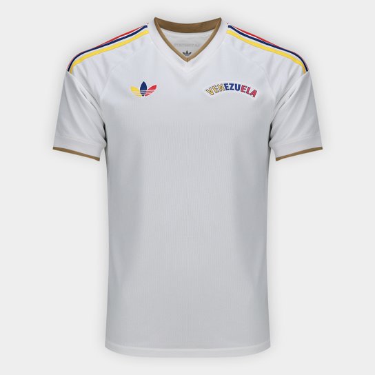 CAMISA DA SELEÇÃO DA VENEZUELA 26/27 BRANCA