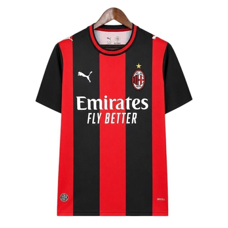 CAMISA DO MILAN 26/27 VERMELHO E PRETO