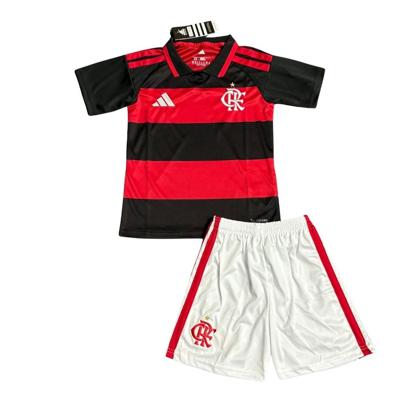 Kit Infantil Flamengo Home 26/27 Listrado