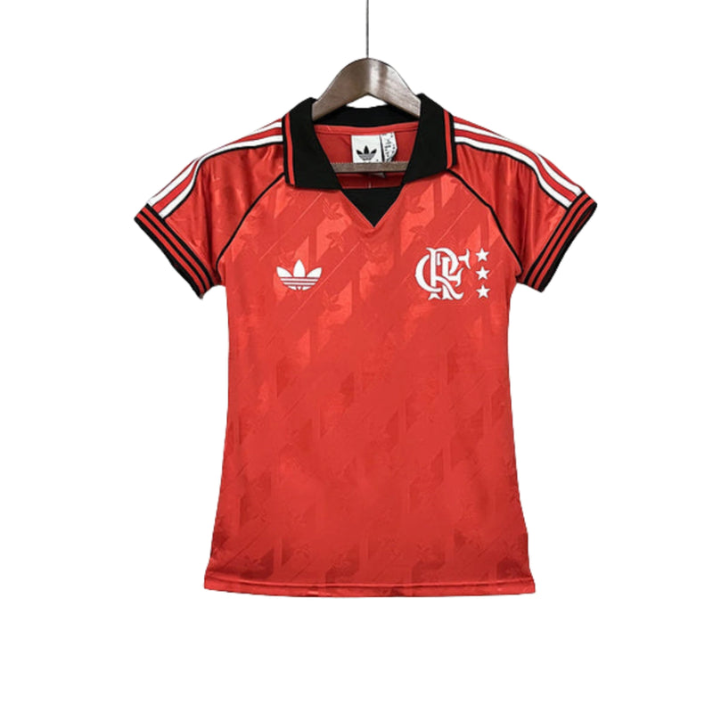 Camisa do Flamengo Lifestyle 2025 Vermelha Feminina