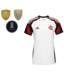 CAMISA DO FLAMENGO 25/26 BRANCA PATCH DA LIBERTADORES