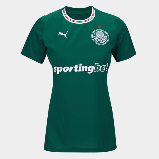 CAMISA DO PALMEIRAS 26/27 VERDE FEMININA