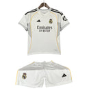 Conjunto Infantil Real Madrid 25/26 - Branco