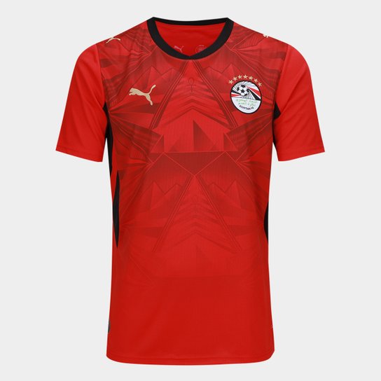 CAMISA SELEÇÃO EGITO HOME 26/27 TORCEDOR MASCULINA - VERMELHA