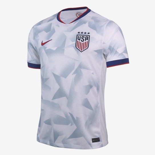CAMISA DA SELEÇÃO DO ESTADOS UNIDOS 25/26 BRANCA