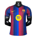 CAMISA VERSÃO PLAYER DO BARCELONA 26/27 VERMELHO E AZUL