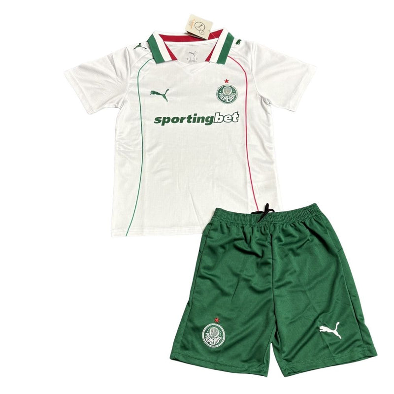 Kit Infantil Palmeiras Away 26/27 Branco